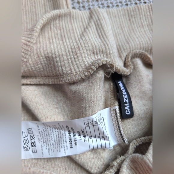 Calzedonia Ribbed Leggings With Cashmere Size Medium - Picture 3 of 3